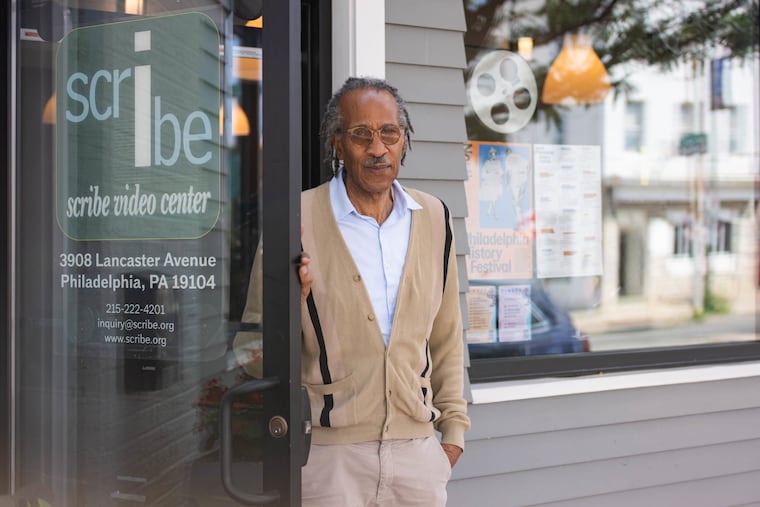 Documentary filmmaker and principal organizer of the North Philadelphia History Festival Louis Massiah poses for a portrait at Scribe Video Center in West Philadelphia on Wednesday, July 23, 2025.