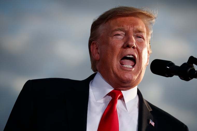 President Donald Trump speaks during a campaign rally, Monday, May 20, 2019, in Montoursville, Pa.