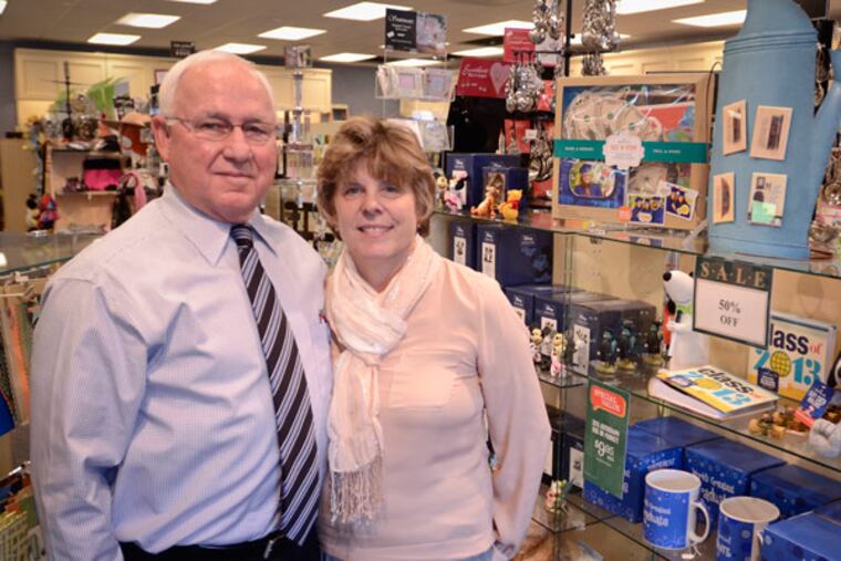 Dick and Debbie Brown, owners of Longenecker's Pharmacy in Parkesburg, call it quits opting to sell the family pharmacy they have operated since 1969 to CVS. (RON TARVER / Staff Photogapher)