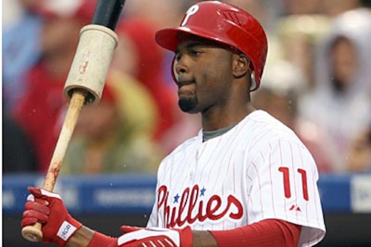 Jimmy Rollins has agreed to a 3-year deal with the Phillies. (Yong Kim/Staff File Photo)