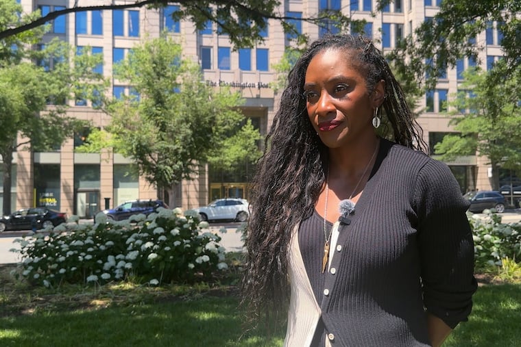 Former Washington Post columnist Karen Attiah is pictured in Washington, June 3, 2026. An arbitrator has ordered the Washington Post to rehire her after she was fired for social media posts about the killing of Charlie Kirk.