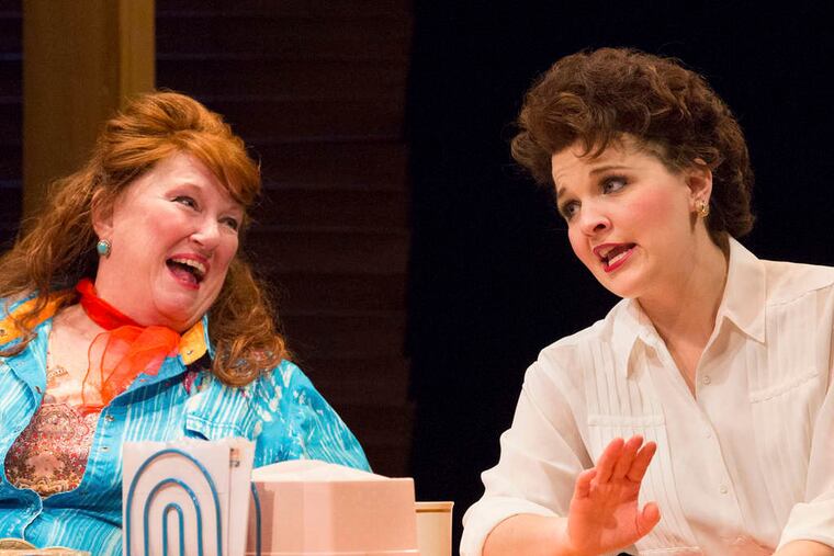 Jo Twiss (left) and Jessica Wagner star in Bristol Riverside Theatre's production of "Always . . . Patsy Cline."