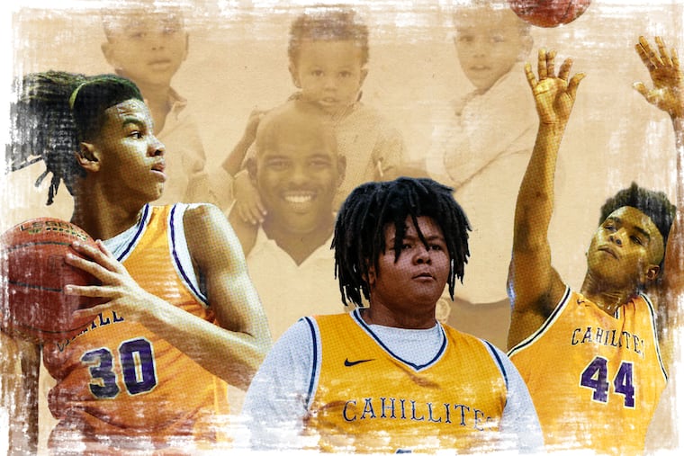 With the help of their father, the Jackson brothers (from left), Sammy, Shayne, and Shareef, are forging their own path in basketball.