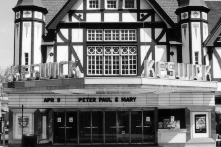 The facade of the Keswick Theatre