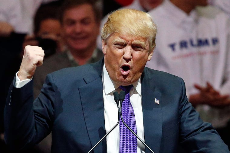 Donald Trump at a campaign rally on Feb. 22 in Las Vegas.