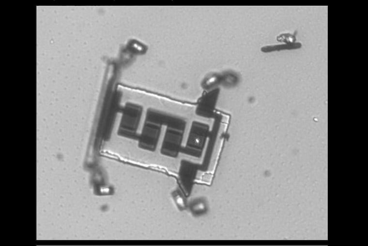 University of Pennsylvania engineer Marc Miskin and Cornell University colleagues have developed micro-robots that are one-quarter the size of a pixel on a standard computer screen. The goal is to deploy them inside the body to track vital signs.