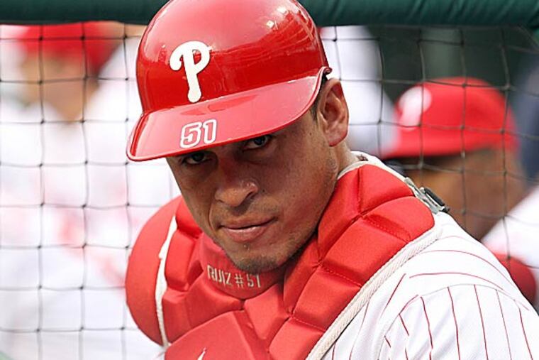 Phillies catcher Carlos Ruiz. (Yong Kim/Staff Photographer)
