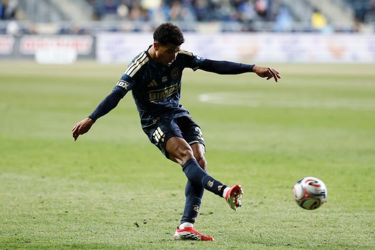 Union defender Nathan Harriel scored in the 89th minute on Wednesday night against Toronto FC.