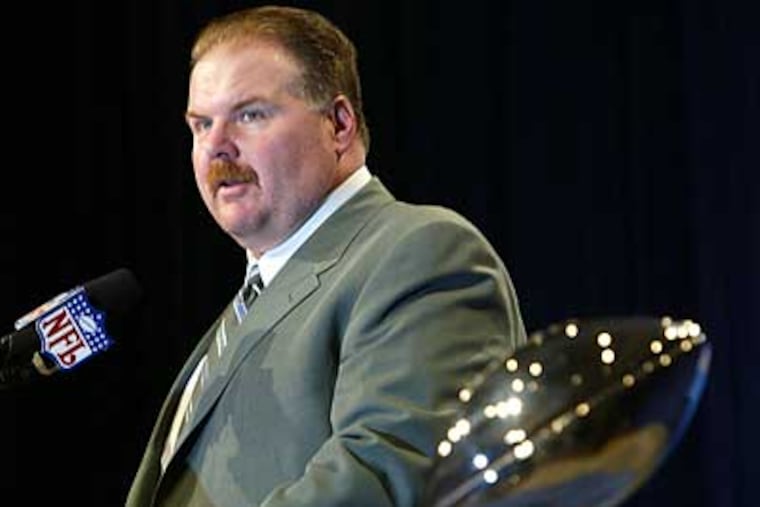 Andy Reid has led the Eagles to one Super Bowl appearance, which ended in a loss to the Patriots. (Yong Kim/Staff File Photo)