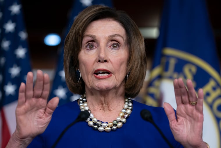 In this Feb. 6, 2020, file photo, Speaker of the House Nancy Pelosi, D-Calif., talks during a news conference at the Capitol in Washington. President Donald Trump and Pelosi have not spoken in five months at a time when the nation is battling its worst health crisis in a century.