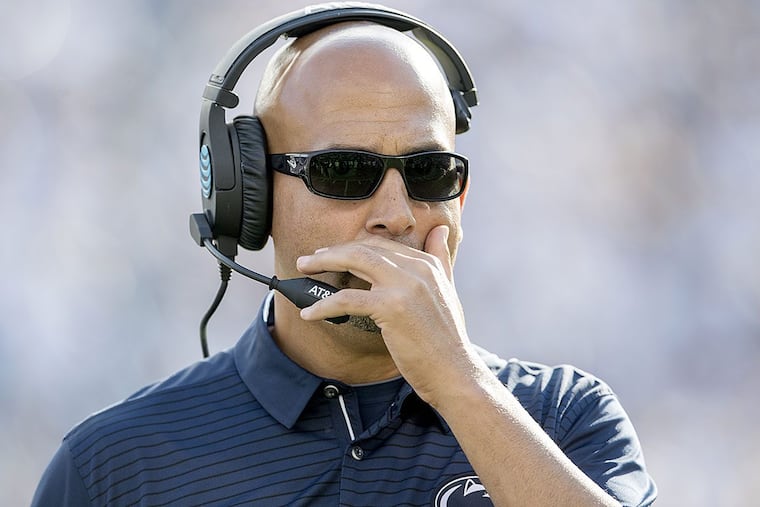 Penn State head coach James Franklin.