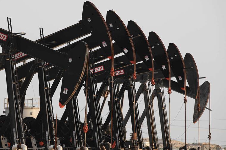 Oil pumps in Bahrain. The price of oil struggled to advance much beyond $92 a barrel on expectations that supplies will rise with ramped-up output in Libya and the North Sea, along with more exports from Iran if a deal on its nuclear program succeeds.