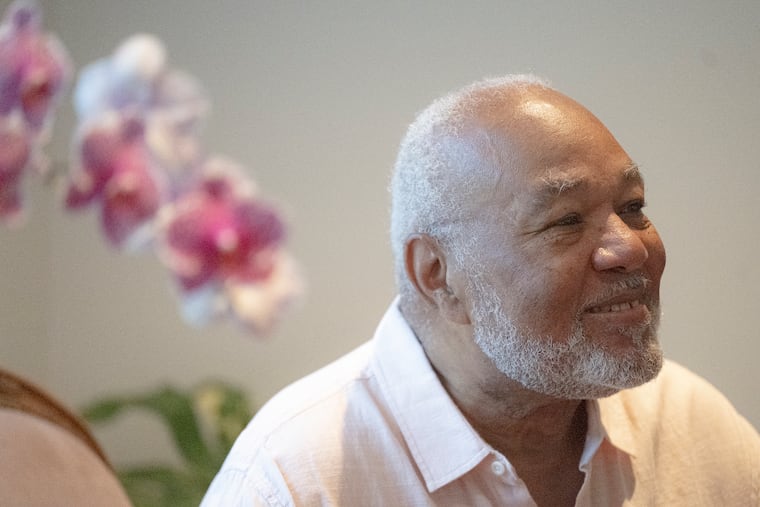 Paul Spencer Adkins, opera singer and voice teacher, at his home in Wynnewood. Adkins is being honored July 27 for 50 years of private voice teaching.