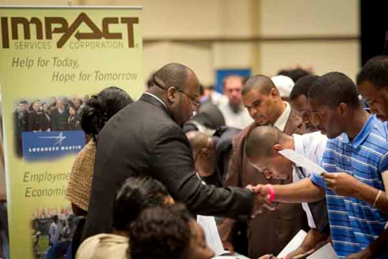 The R.I.S.E. program sponsored a job fair for people with criminal records at the Pennsylvania Convention Center on Tuesday, July 30, 2013. Too many people are blocked from these kinds of employment opportunities, writes Claudia De Palma of the Public Interest Law Center.