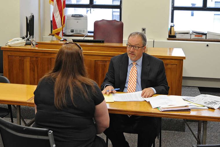 Michael Paston negotiating a payment schedule. "I never give them a number," he said. "I ask, 'How much can you commit to per month?' "