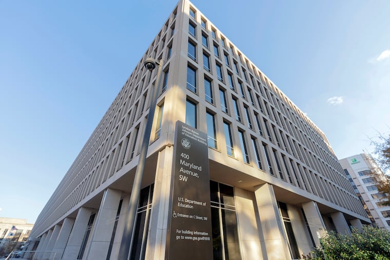 The U.S. Department of Education building is seen in Washington, Dec. 3, 2024.