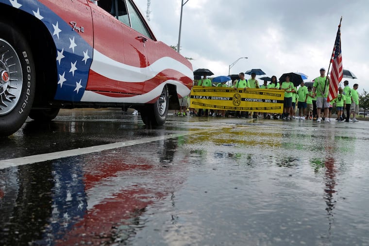 If an administration can gut protections for immigrants, it can do the same to worker protections, our unions, and organizations, write Pat O’Connor, an organizer for Glaziers Local 252, International Union of Painters and Allied Trades District Council 21 (pictured above), and Aurora Muñoz, the organizing manager at the Pennsylvania chapter of the National Domestic Workers Alliance.