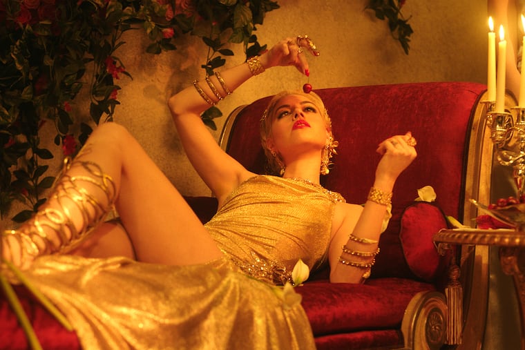 Aubrey Plaza as Wow Platinum in "Megalopolis," Francis Ford Coppola's latest film, whose music has been composed by Philadelphia-trained Osvaldo Golijov.