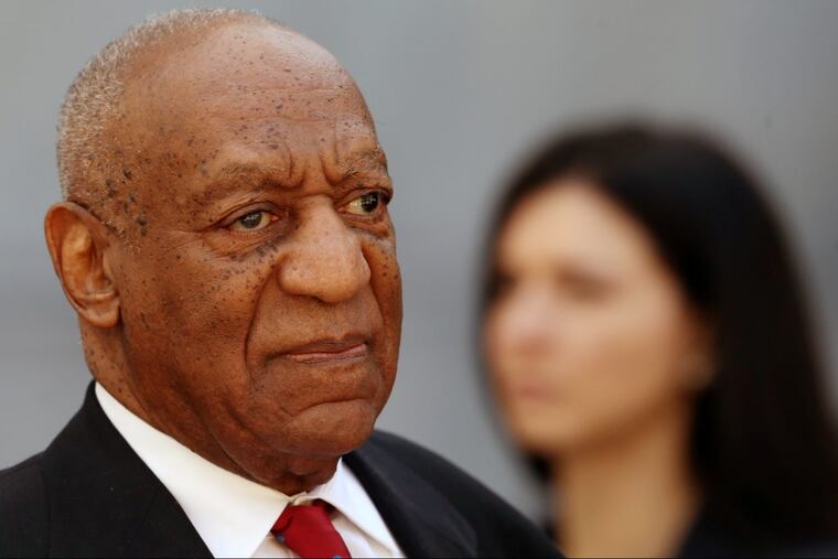 Comedian and actor Bill Cosby leaves Montgomery County Courthouse.
