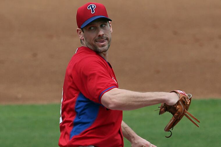 Phillies pitcher Cliff Lee. (Yong Kim/Staff Photographer)