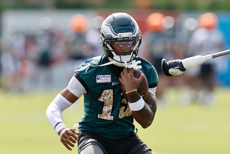 Dontayvion Wicks has emerged as the Eagles' No. 2 wide receiver in the absence of injured Makai Lemon.