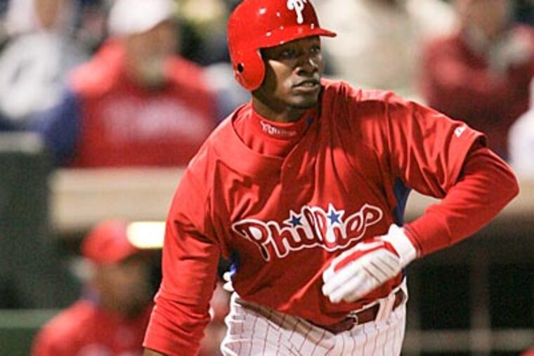 Domonic Brown has been performing well at Triple-A Lehigh Valley. (Yong Kim / Staff File Photo)