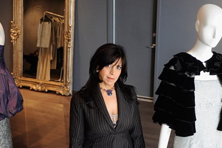 Chicago-based fashion designer Maria Pinto in her boutique. (AP Photo / David Banks)