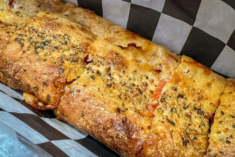Pepperoni stromboli from Skinny Joey's Cheesesteaks & Pizza, 2812 Boardwalk, Wildwood, N.J.