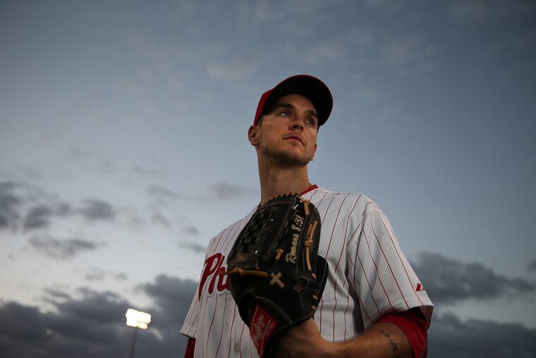 Former Phillies pitcher David Buchanan, pictured here in spring training of 2016, is hoping to begin the season next month in the Korean Baseball Organization after a delay due to the coronavirus pandemic.