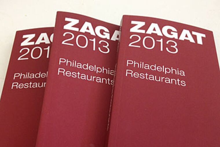 The Zagat guide.