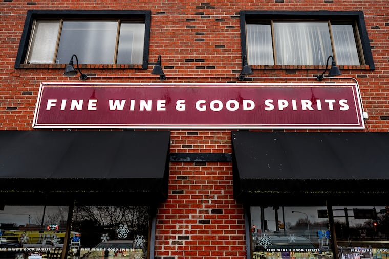 A Fine Wine & Good Spirits store in South Philadelphia Dec. 29, 2025. It is one of over 580 state stores in the commonwealth operated by the Pennsylvania Liquor Control Board, one of the largest purchasers of beverage alcohol in the United States.