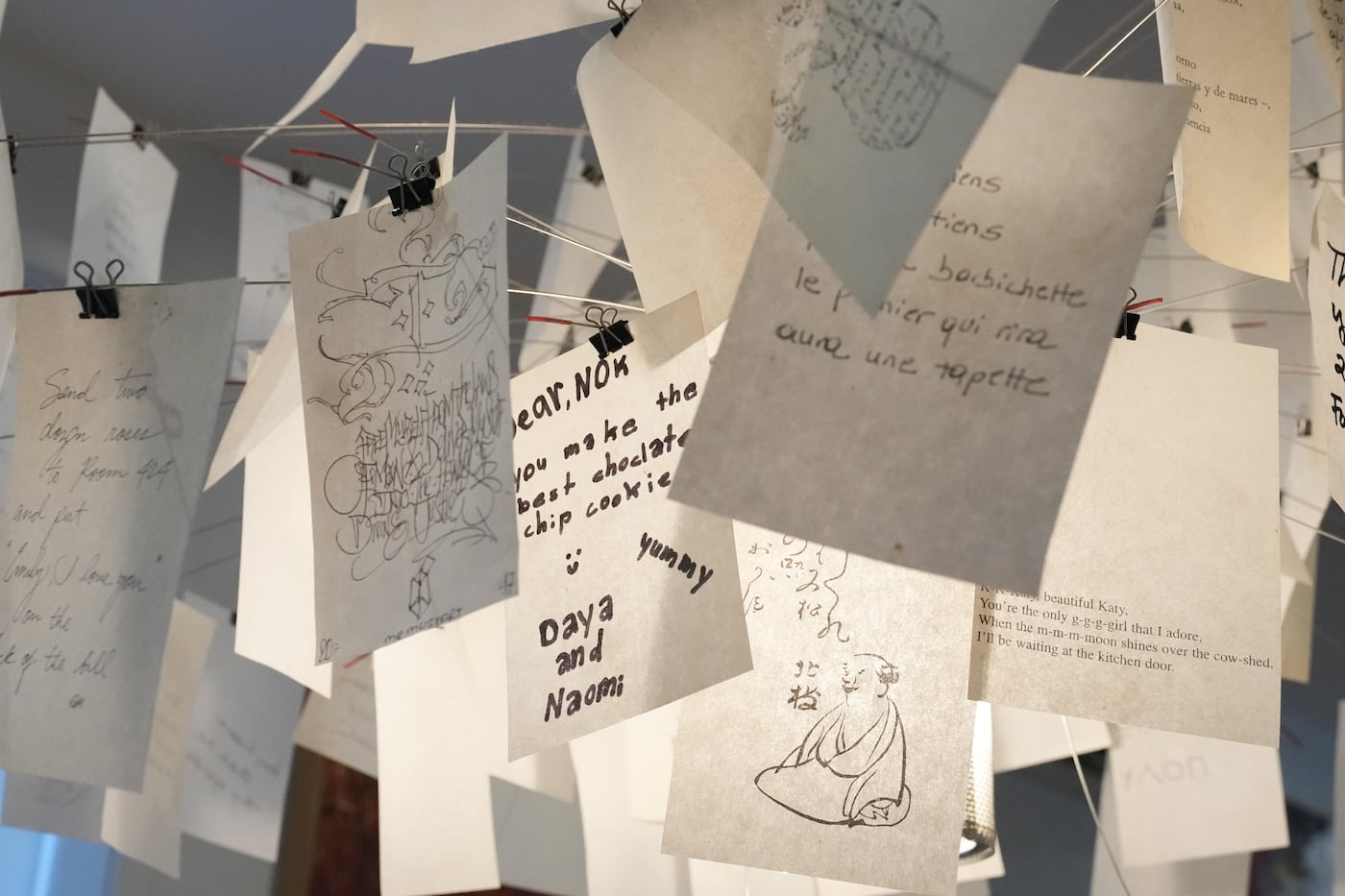 The chandeliers in Suntaranon's dining room are also a prominent focal point in her restaurant, Kalaya.