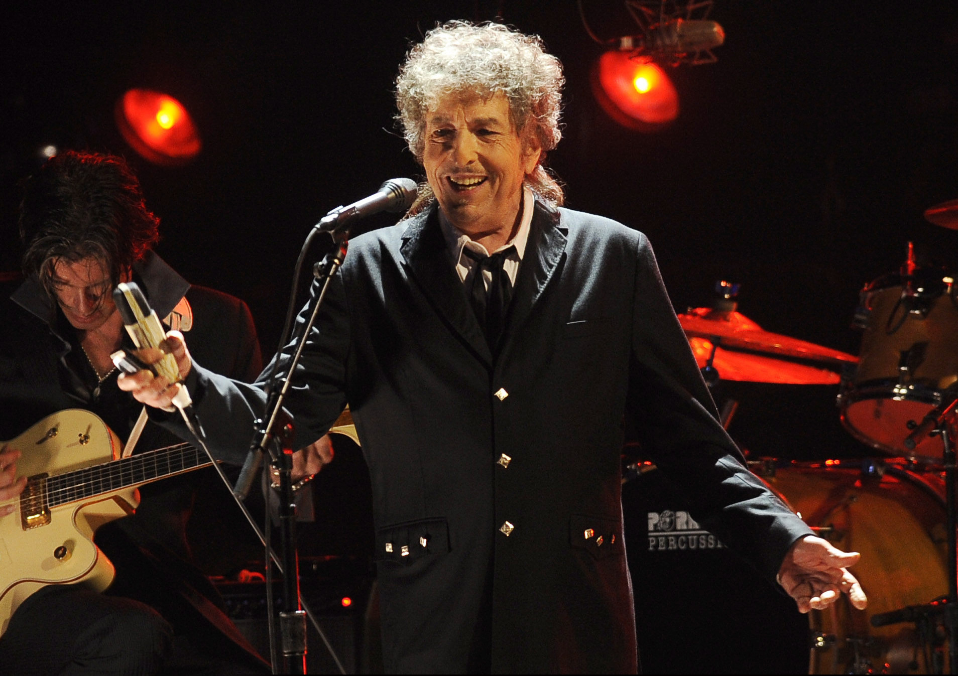 Bob Dylan performs in 2012 in Los Angeles. Universal Music Publishing Group is buying the legendary singer's entire catalog of songs.