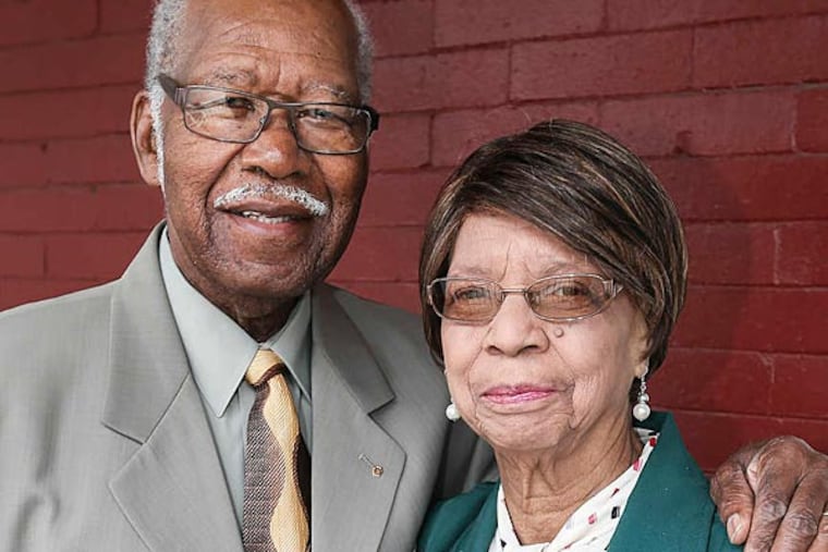 James and Cassandra Small mark their 60th anniversary today. (Steven M. Falk/ Staff Photographer)