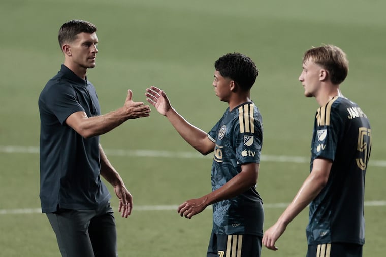 Interim manager Ryan Richter (left) and the Union now turn their attention back on MLS play after bowing out of the Leagues Cup in the group stage.