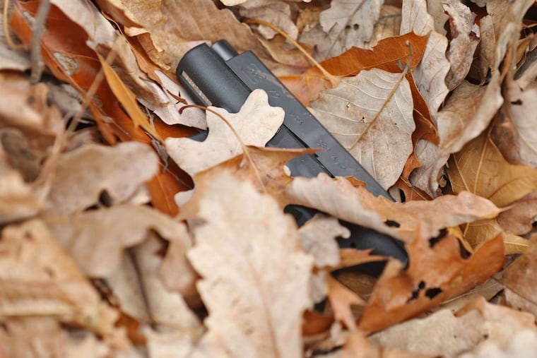 Police found a semiautomatic handgun used in a shooting near the Walnut Street Bridge.