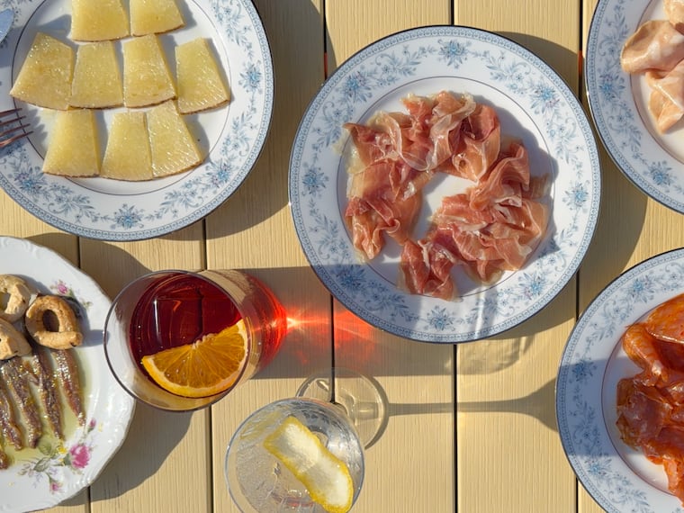 Light bites and negroni cocktails from Irwin's aperitivo menu, which runs Wednesday through Friday from 5 to 7 p.m.