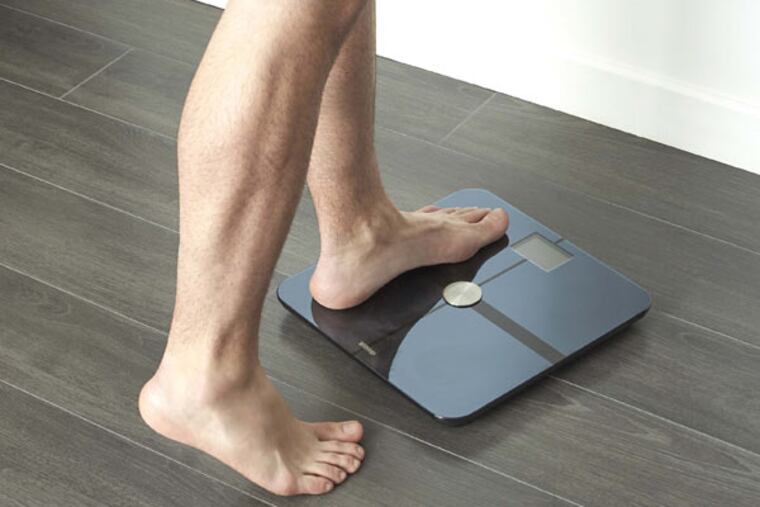 Withings Smart Body Analyzer: Looks like a regular scale, right? But it measures your resting heart rate (a fitness indicator) and air quality in addition to weight and body composition. "By monitoring and managing indoor air quality, people can live and sleep in a healthier environment," the company says. (Handout)