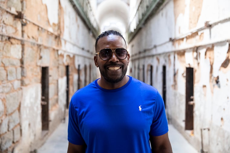 Jerome Loach, 55, of Philadelphia's West Oak Lane neighborhood poses for a portrait at the Eastern State Penitentiary.