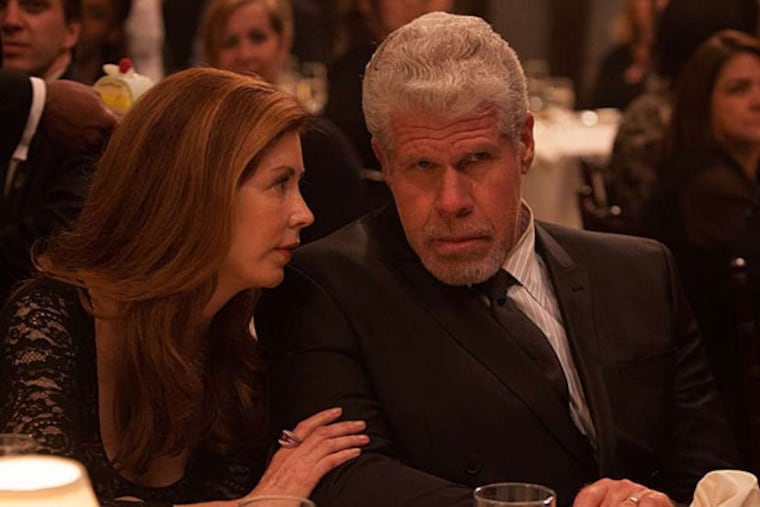 Lord, no: Dana Delany and Ron Perlman in Amazon's fascinating new drama, "Hand of God." (Photo: Amazon Studios)