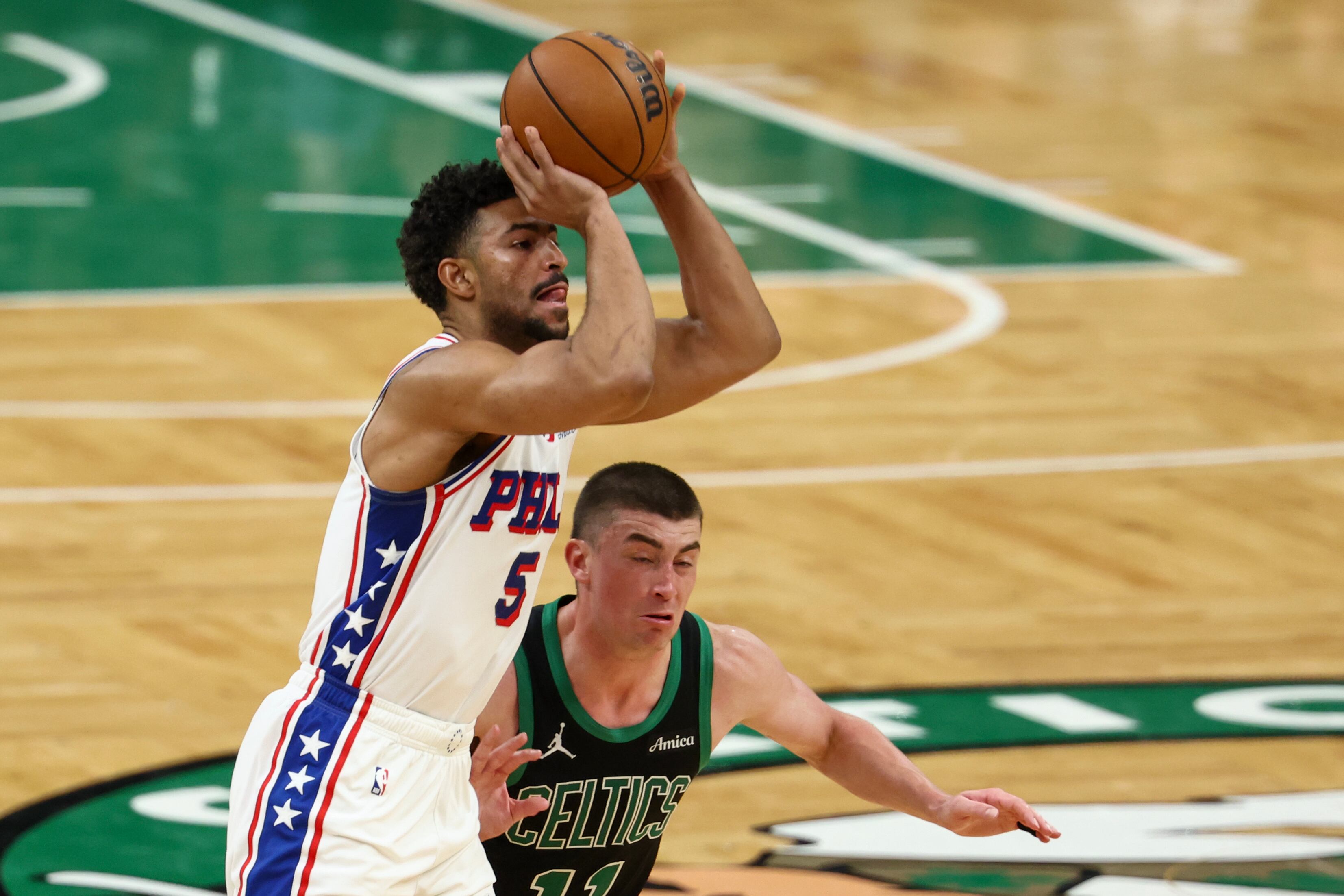 Quentin Grimes Sparks 76ers to Game 5 Win, Keeping Season Alive Against Celtics