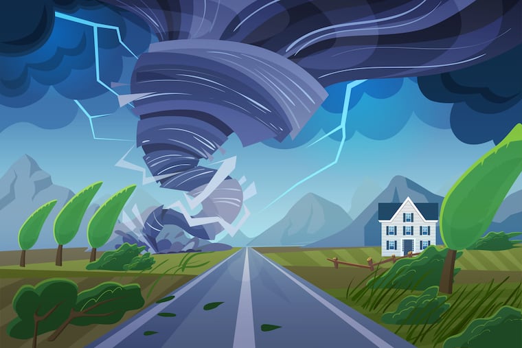 What did you do when you received the tornado warning alert this morning?