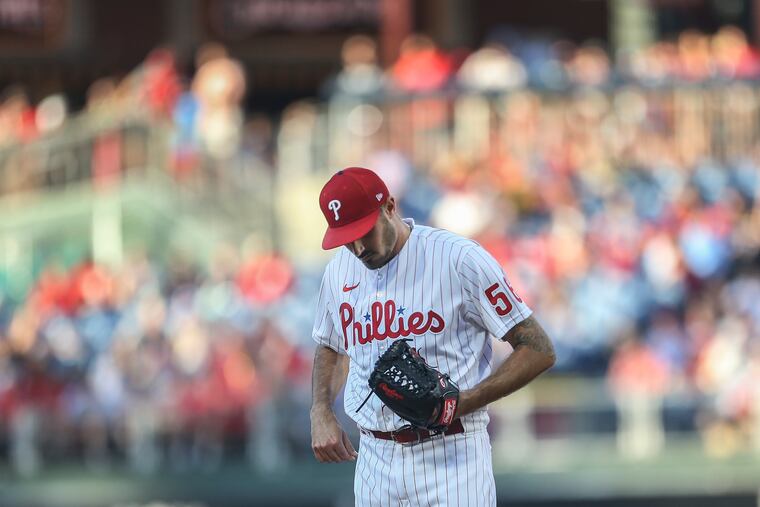 Phillies right-hander Zach Eflin threw 59 pitches between his warmup, his bullpen session, and the simulated game Saturday.