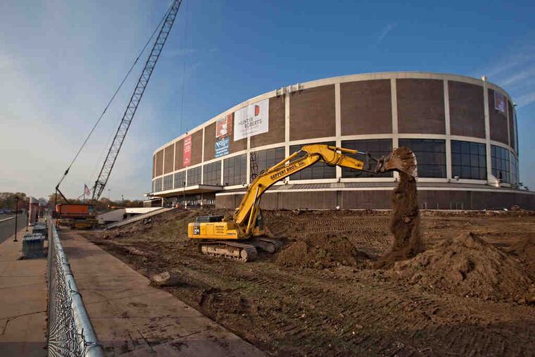 A lot of sports and music history will go with the walls of the Spectrum as they come down over the next four months.