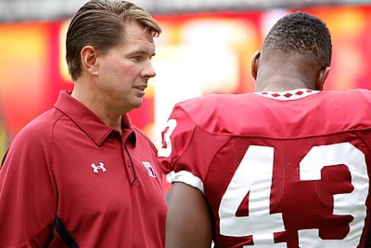 Temple coach Al Golden says that having high expecations is "not pressure." (David Maialetti/Staff Photographer)