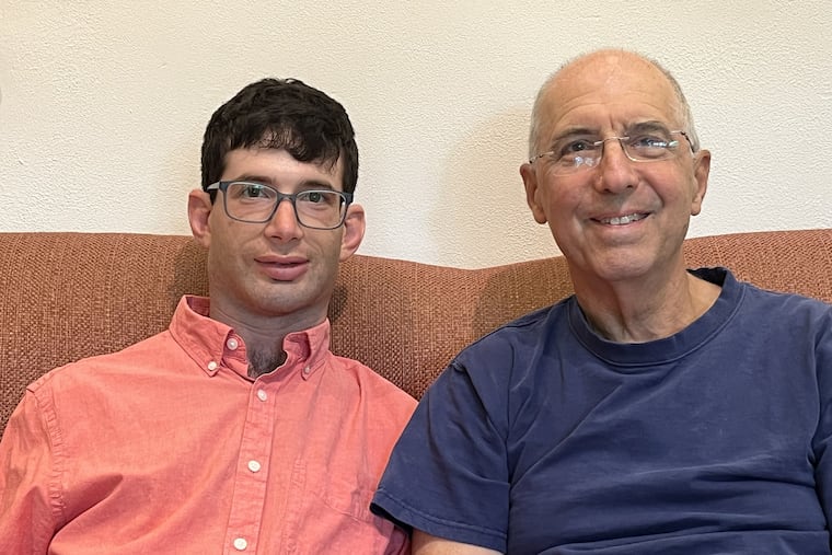 Ben Crimm and his father, Allan, will be riding in the Philadelphia Cycling Classic AACR Charity Ride to raise money for cancer research, but to also raise awareness for the International Association for Spelling as Communication.