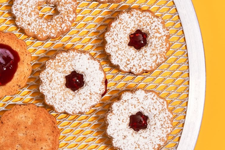 “Little Rascals” cookies, a variation of Linzer Tortes from Dorie’s Cookies by Dorie Greenspan
