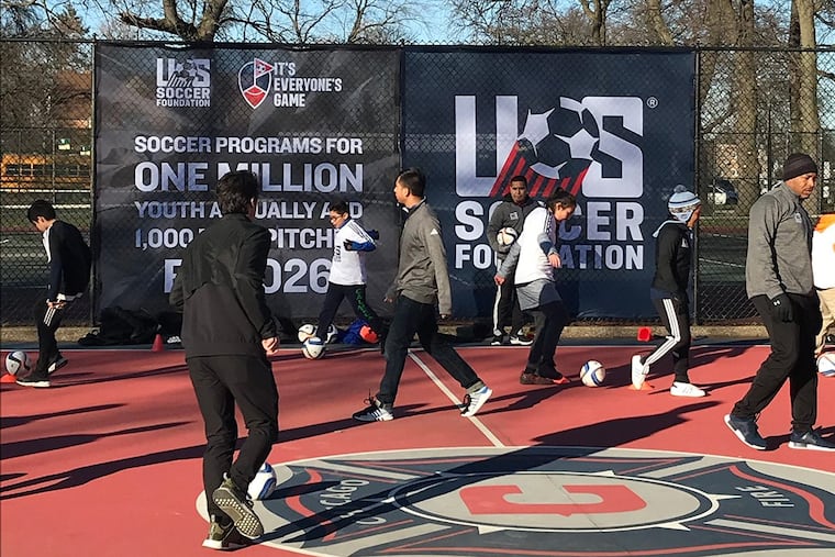 A mini-pitch in Chicago built by the U.S. Soccer Foundation and the Chicago Fire.