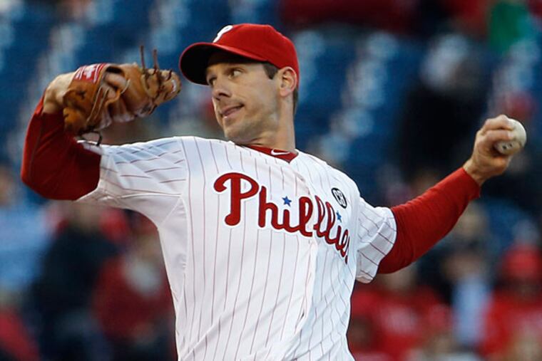 Phillies starting pitcher Cliff Lee. (Matt Slocum/AP)