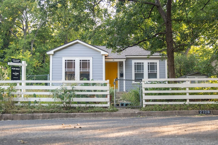 FILE — A single-family home for sale in Austin, Texas, May 29, 2025. The real estate giants Zillow and Compass face lawsuits and antirust inquiries as they attempt to control the experience of homebuying.